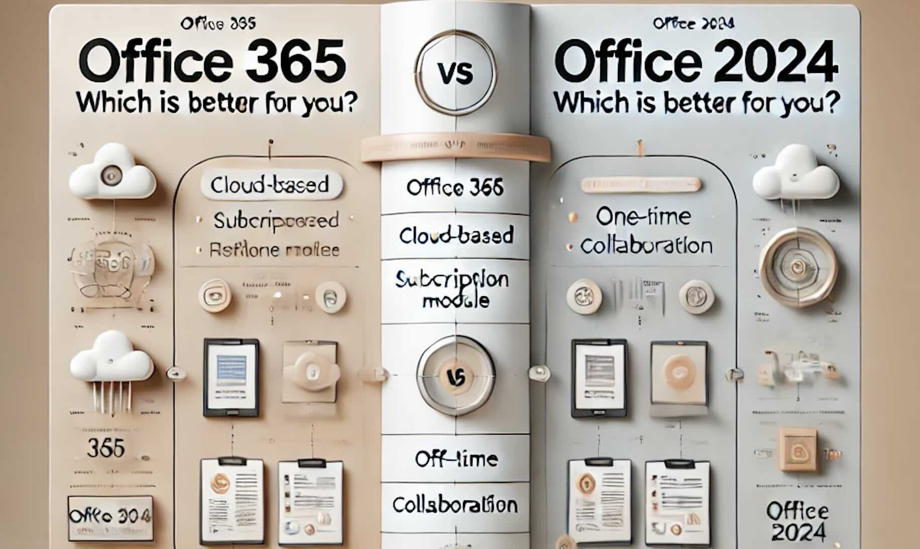 Office 365 vs Office 2024